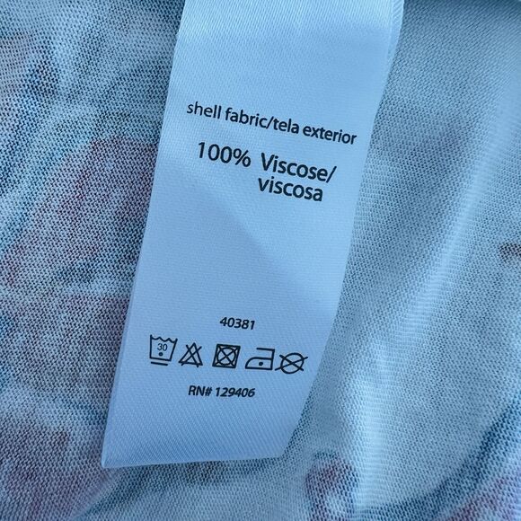 Venus Lascana Floral Paisley Long Grecian Style Stretchy Comfy Maxi Dress Sz XL - Picture 8 of 8